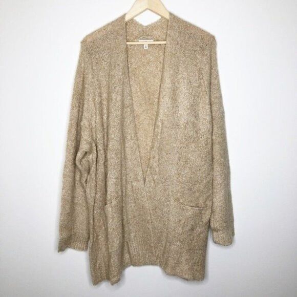 BP Boucle Oatmeal Cardigan - Picture 1 of 8